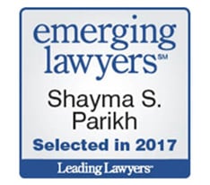 Emerging Lawyers Shyama S. Parikh Selected in 2017 Leading Lawyers